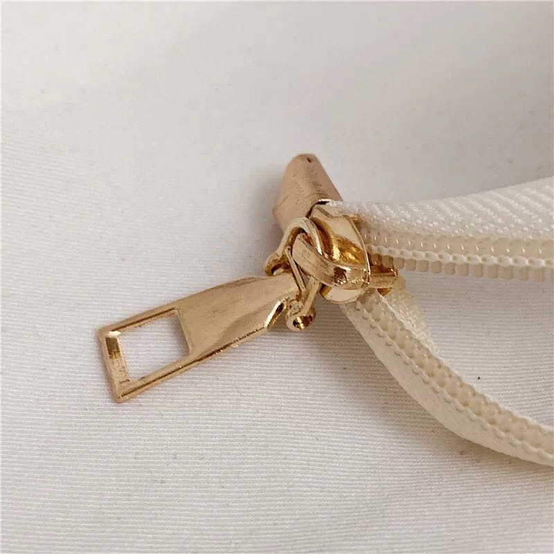 Túi tote phong cách Hàn Quốc có khóa kéo tặng kèm móc khóa TE01