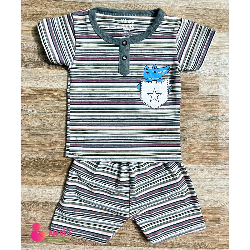 [Xả Hàng] Bộ cộc tay bé trai Minky Mom, Bộ cộc tay cho bé Trai, Gái Từ 5kg Chất Đẹp Thấm Hút Mồ Hôi (Loại 1)