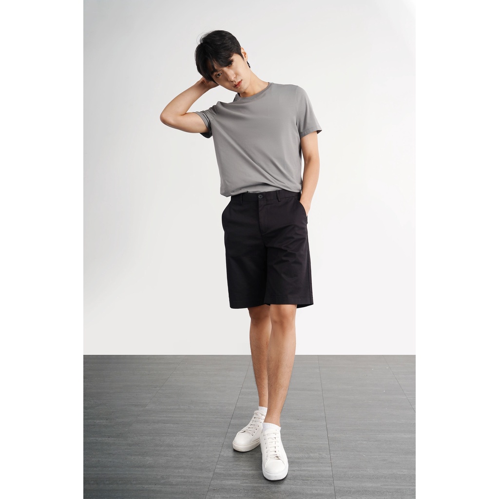 Áo Thun Nam Tay Ngắn Trơn Form Fitted - Routine 10S21TSH019CR1