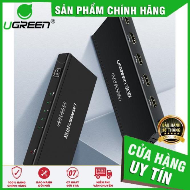 Bộ chia HDMI 1 ra 4 chính hãng Ugreen UG-40202 ✔HÀNG CHÍNH HÃNG ✔