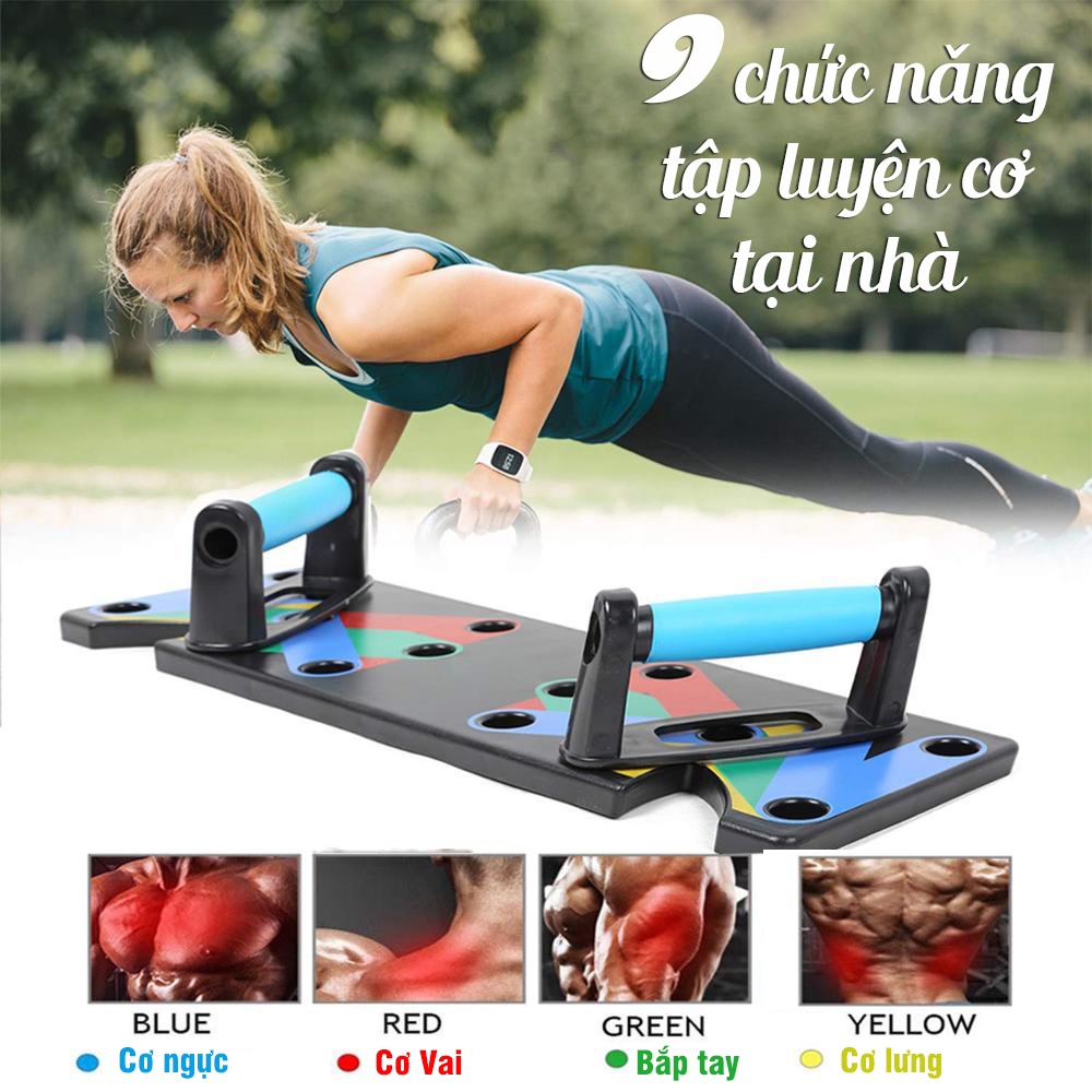 Dụng cụ thể thao, gym tập chống đẩy tại nhà LX8 Shalla