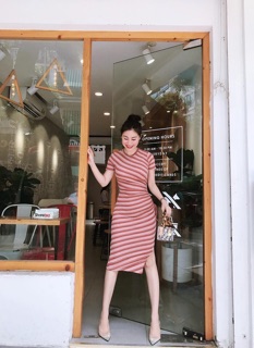 Váy xoắn kê lệch
