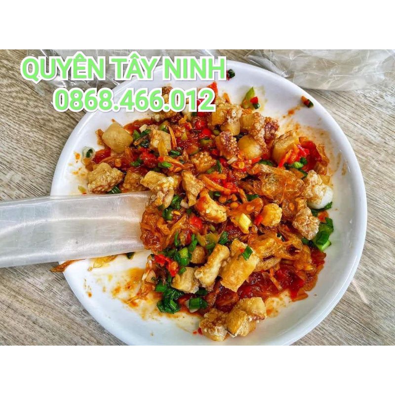 SIÊU COMBO Tóp Mỡ 500gr- bánh tráng DẺO MỎNG+ full topping gia vị Tóp mỡ cực ngon | bánh tráng phơi sương tây ninh