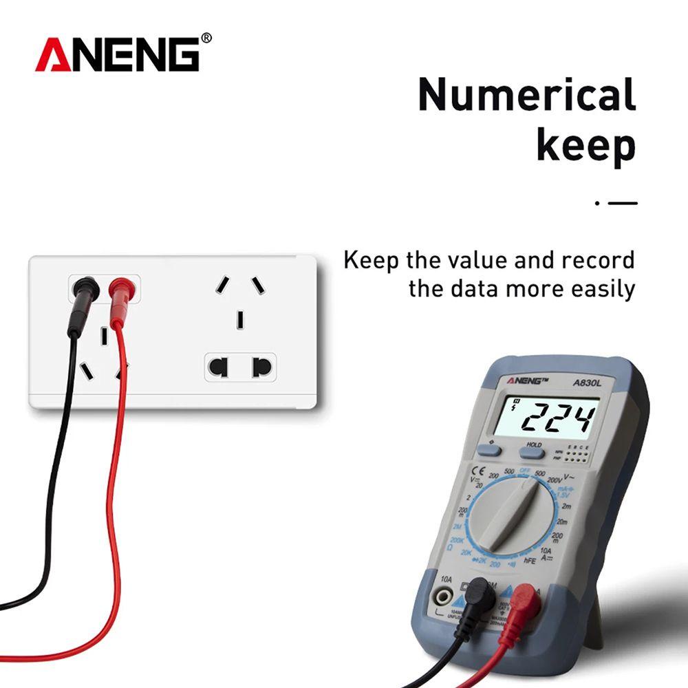 Vạn Năng Kế Kỹ Thuật Số Màn Hình LCD RMS AC / DC