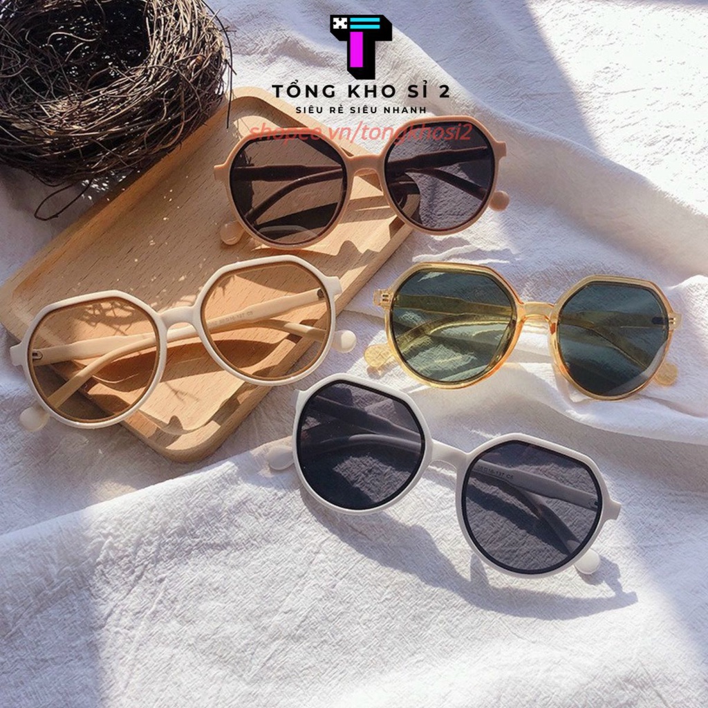 Kính mắt thời trang Mắt kính mát hot trend bản đẹp nhiều màu T2