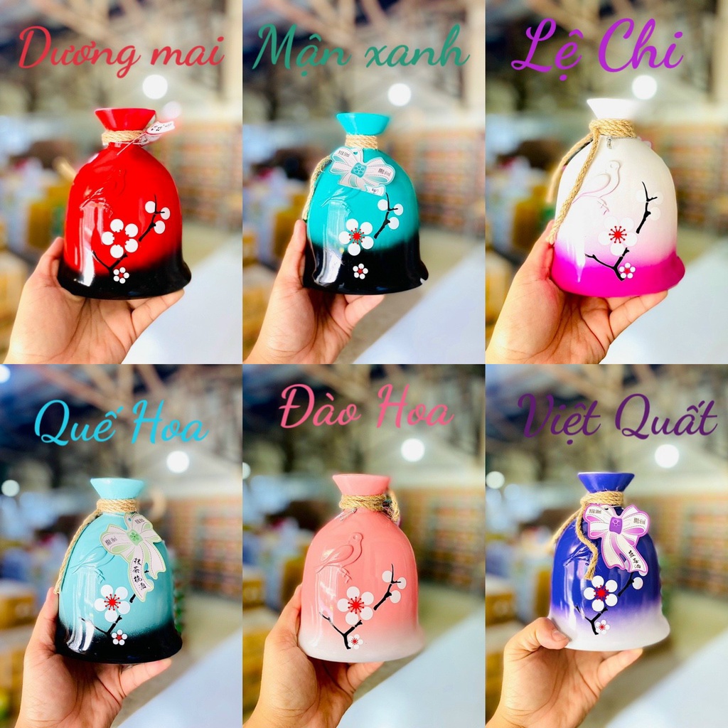 Nước Uống Trái Cây Lên Men Đủ Vị Nữ Nhi Hồng Mẫu Mới 2021