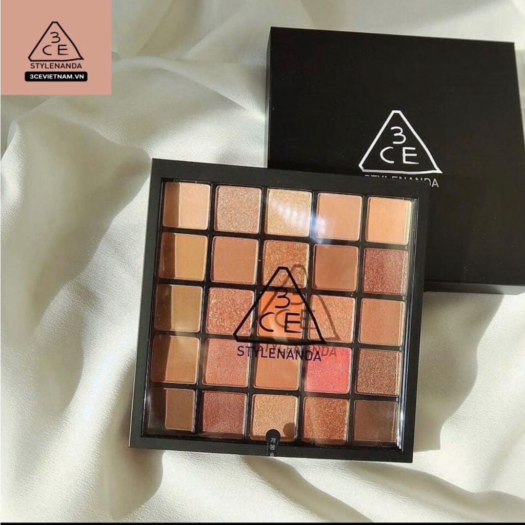 Bảng Phấn Mắt 25 Ô Đủ Màu 3CE Pro Multi Eye Color Palette Museday