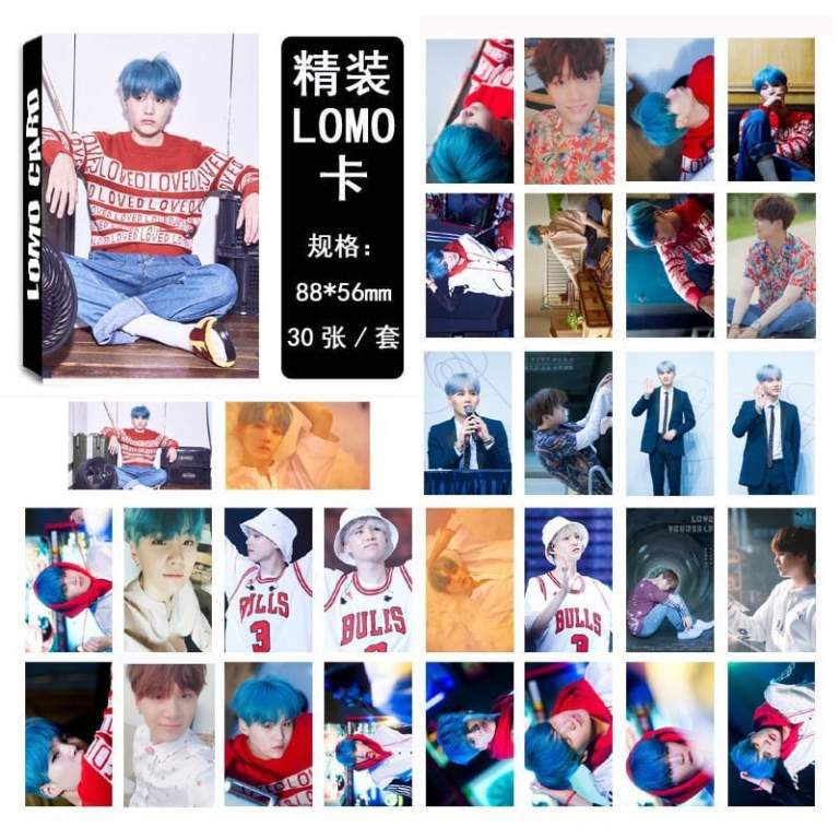 Hộp ảnh Lomo card BTS 5x8 Love Yourself: Her SUGA album ảnh idol thần tượng Hàn Quốc
