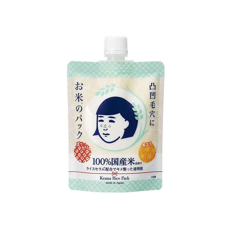 Mặt nạ cám gạo se khít lỗ chân lông Keana (Ishizawa laboratories) 170g (dạng rửa trôi) - Hachi Hachi Japan Shop