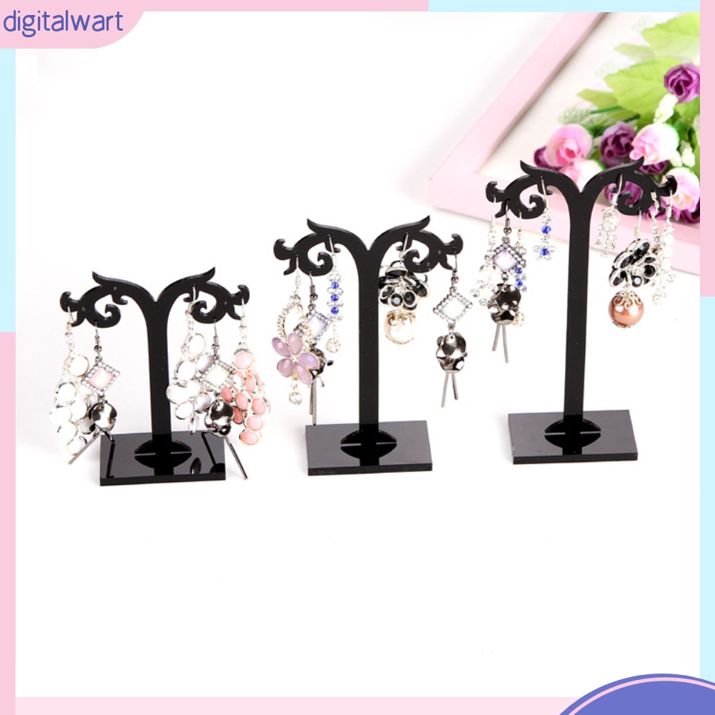 Set 3 giá đỡ trưng bày bông tai bằng acrylic tiện dụng