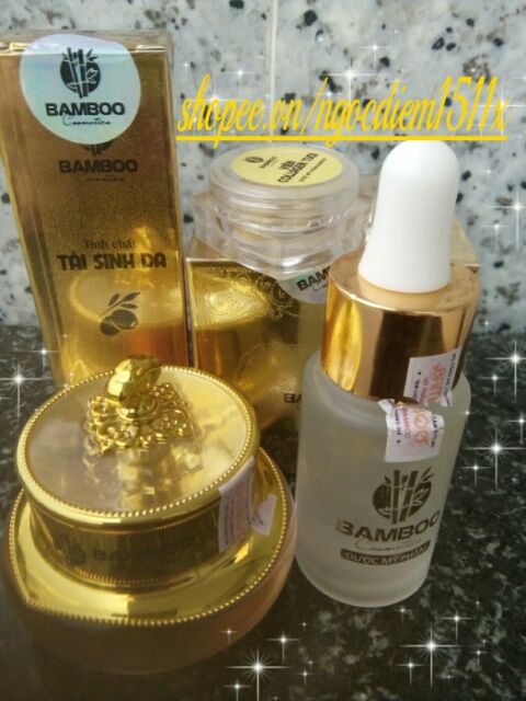 Combo Kem face lụa và serum bamboo->kèm quà