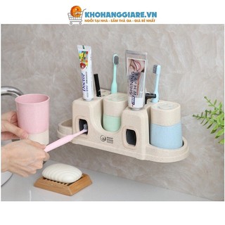 Bộ nhả kem đánh răng làm từ lúa mạch