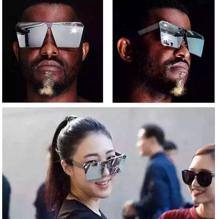 kính râm nam nữ gọng vuông, mắt kính mát thời trang chống uv400 K301 thu_sam_shop | BigBuy360 - bigbuy360.vn