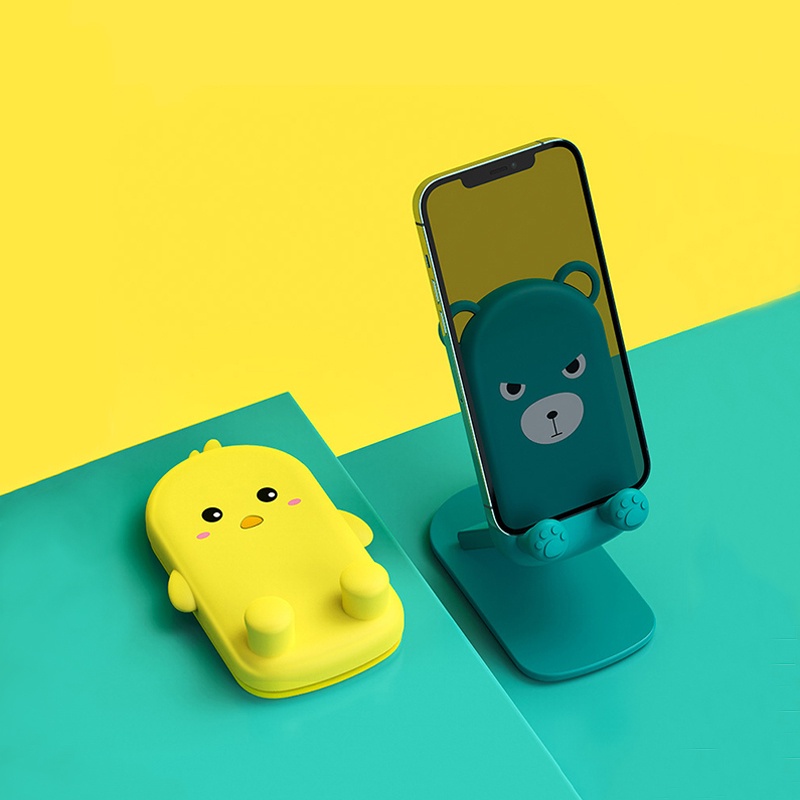 Giá đỡ - Kệ đỡ điện thoại hình thú Cute - Nhỏ gọn đa năng tiện lợi
