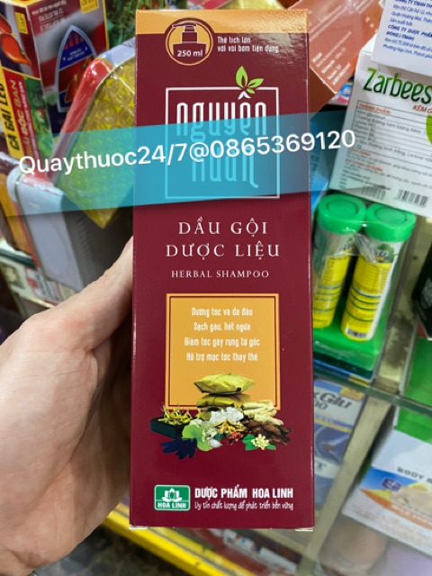 ✅DẦU GỘI DƯỢC LIỆU NGUYÊN XUÂN (250ml)