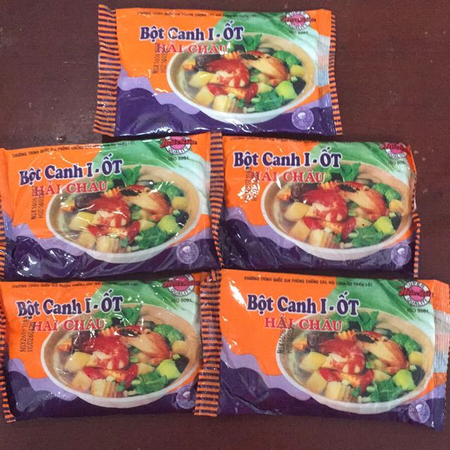 (5gói )Bột canh Iốt Hải Châu 190g