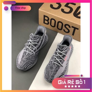 Giày thể thao yz 350 v2 màu xám hàng đẹp, loại cao cấp dành cho nam và nữ, freeship toàn quốc đẹp mịn