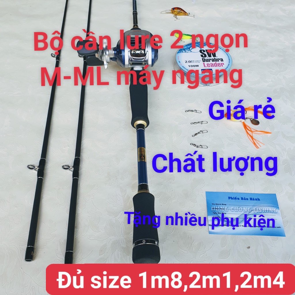 Bộ Cần Câu Lure Máy Ngang 2 Ngọn Fishing Of Catch Hàng Chất Lượng- Gía Siêu RẻBộ Cần Lure Máy Ngang