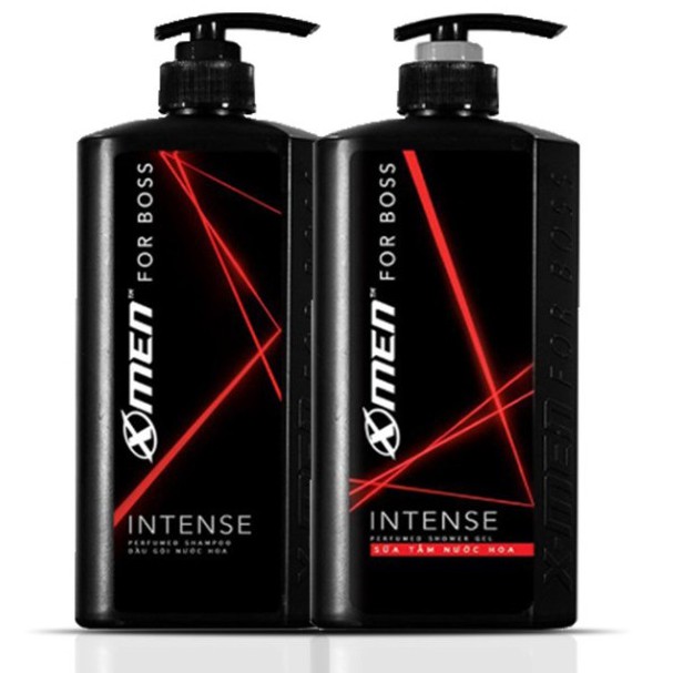 - Combo Dầu gội nước hoa 650g + Sữa tắm nước hoa X-Men for Boss Intense 650g