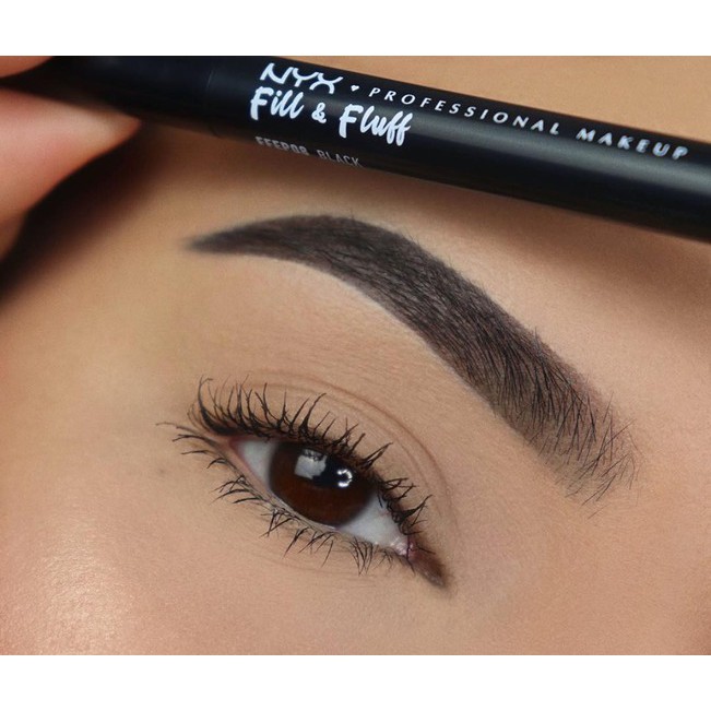 NYX - Chì Kẻ Mày 2 Đầu Tiện Lợi NYX Fill &amp; Fluff Eyebrow Pomade Pencil 0,2g