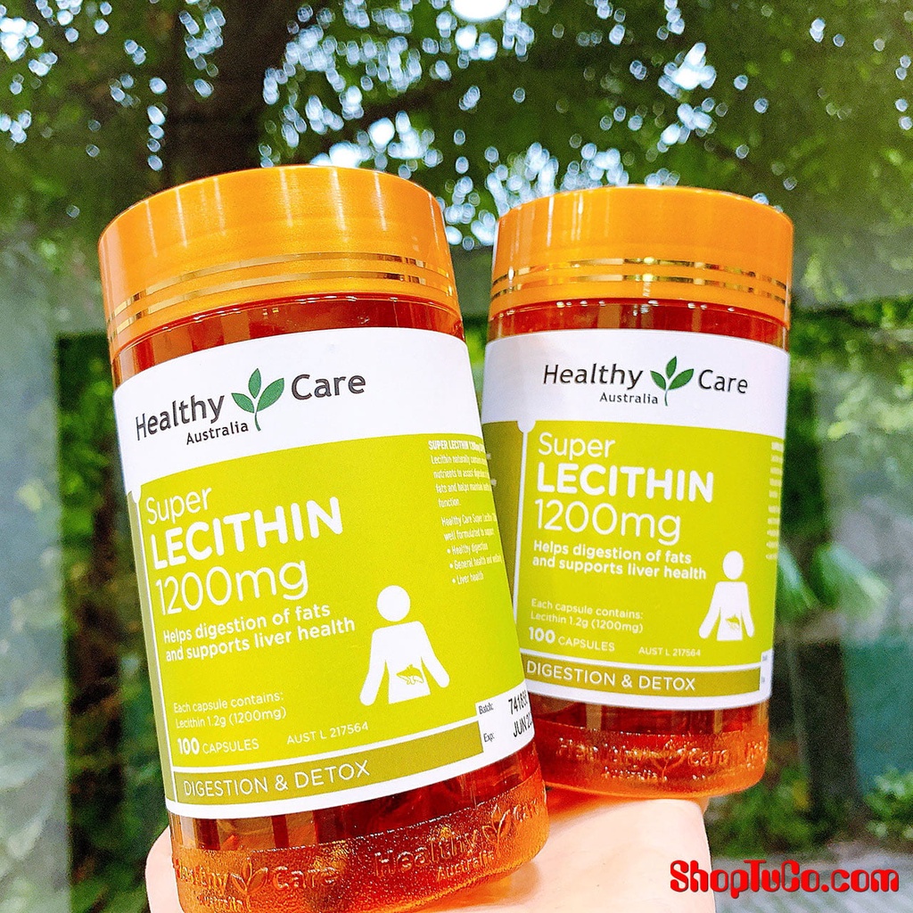 Viên Uống Mầm Đậu Nành Super Lecithin 1200Mg Healthy Care Giá Chính Hãng