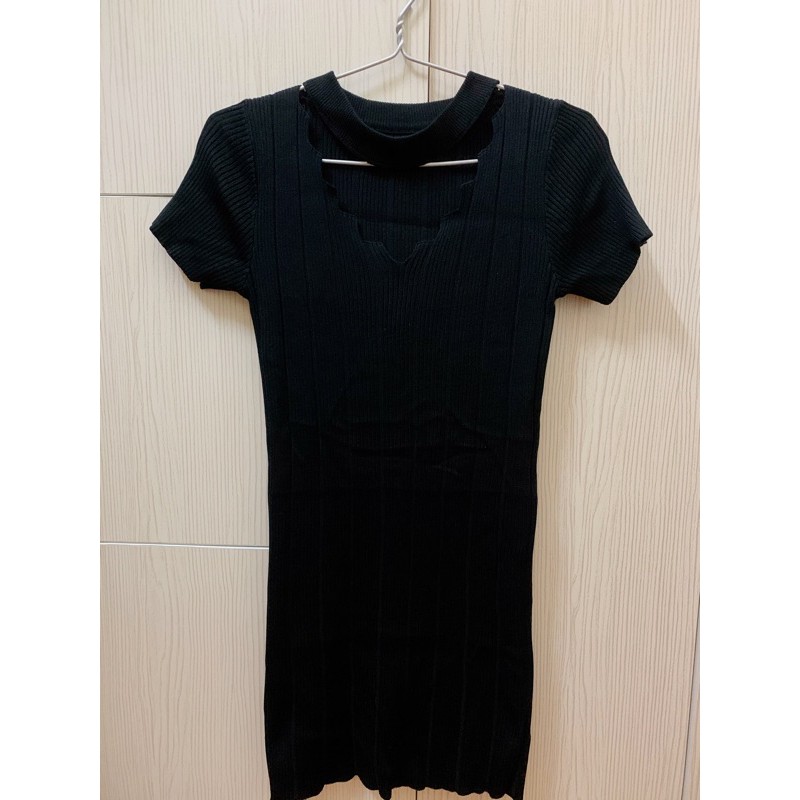 Đầm body đen secondhand-ảnh thật-hàng new 95%