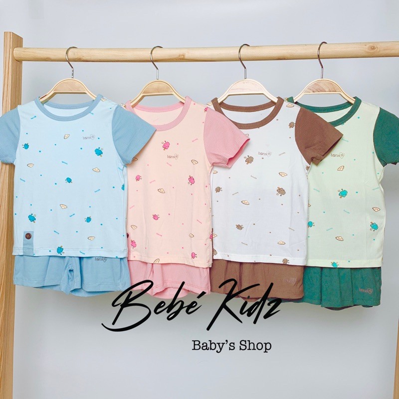 [BONS99] BỘ CỘC TAY CHUI ĐẦU TISMO CHẤT COTTON TĂM