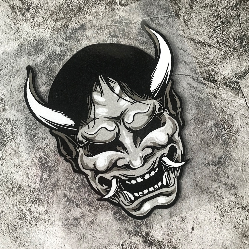 Miếng Dán Trang Trí Xe Ô Tô/Mô Tô Hình Samurai Nhật Bản Cá Tính