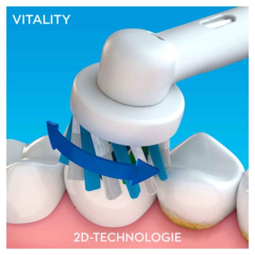 Bàn chải điện Oral-B Vitality 100, bàn chải đánh răng điện cho người lớn và trẻ em