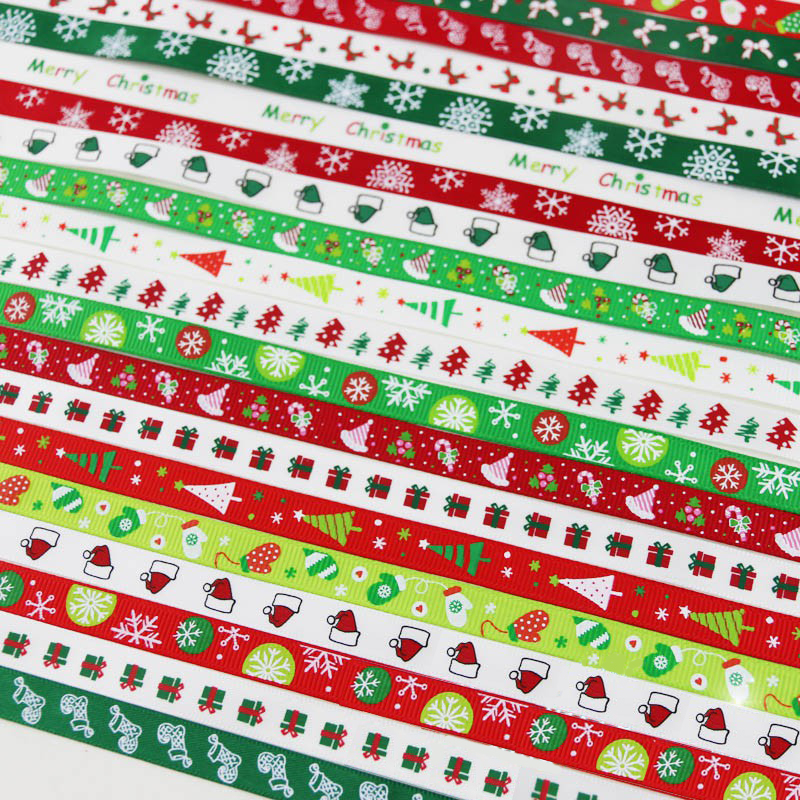 Hộp Quà Kích Thước 3/8&quot;(10mm) Với Dây Ruy Băng Dùng Trang Trí Giáng Sinh, Năm Mới