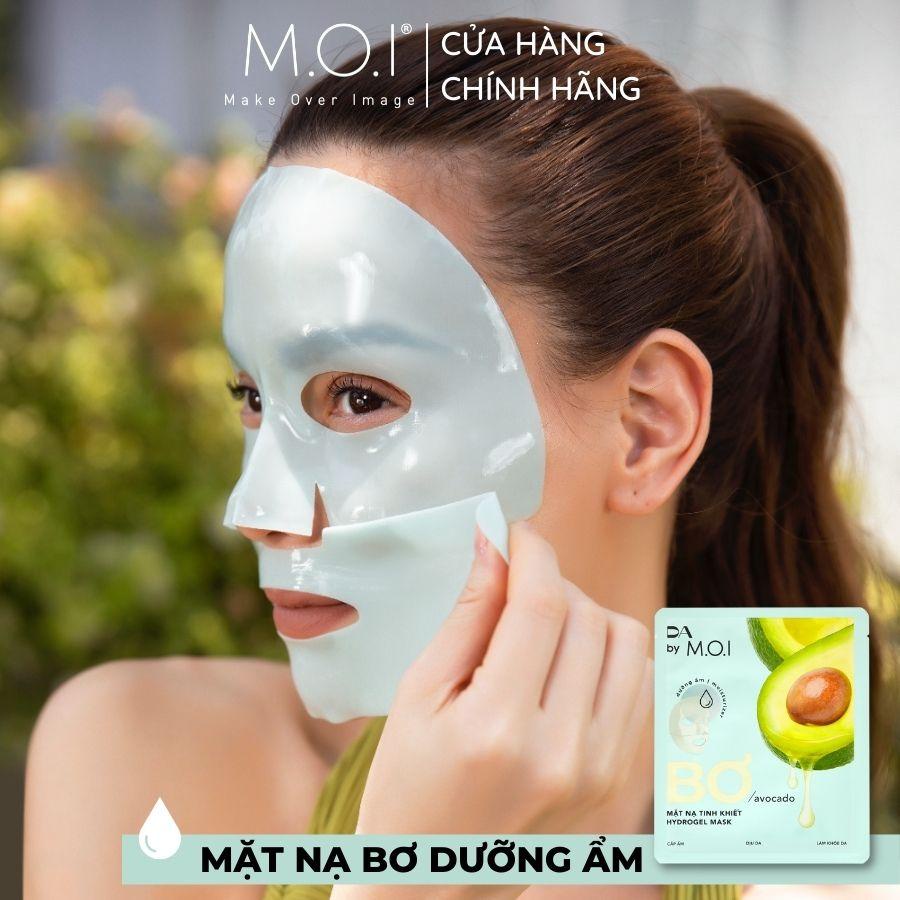 Set 3 miếng Mặt Nạ Bơ Tinh Khiết Hydrogel DA BY M.O.I Dưỡng ẩm - Sáng da - Trẻ hoá