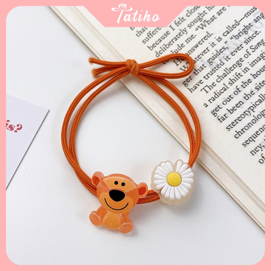 Dây Cột Tóc Phát Sáng Họa Tiết Hoạt Hình Dễ Thương Phong Cách Hàn Quốc Nhiều Màu - Tatiho - Mã SC014
