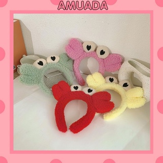 Băng đô vải cài tóc bờm vải cho tóc ngắn càng cua 3D BD22