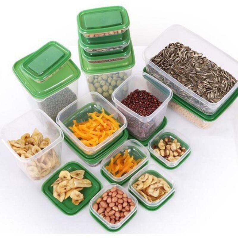 Bộ hộp 17 món để tủ lạnh. Hộp đựng thực phẩm