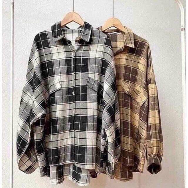 ÁO KHOÁC SOWMI CARO NAM NỮ FOM RỘNG THỜI TRANG CHỐNG NẮNG