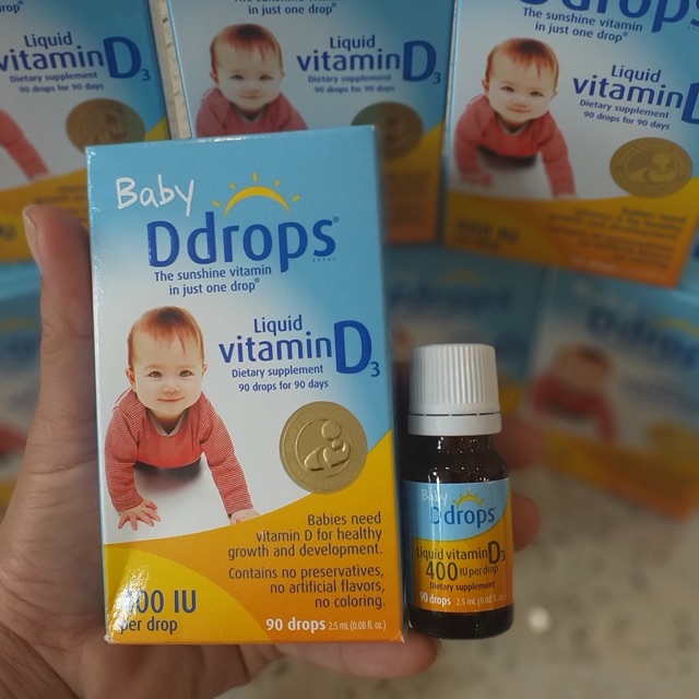 Vitamin D3 Bổ sung cho bé Baby D-Drops