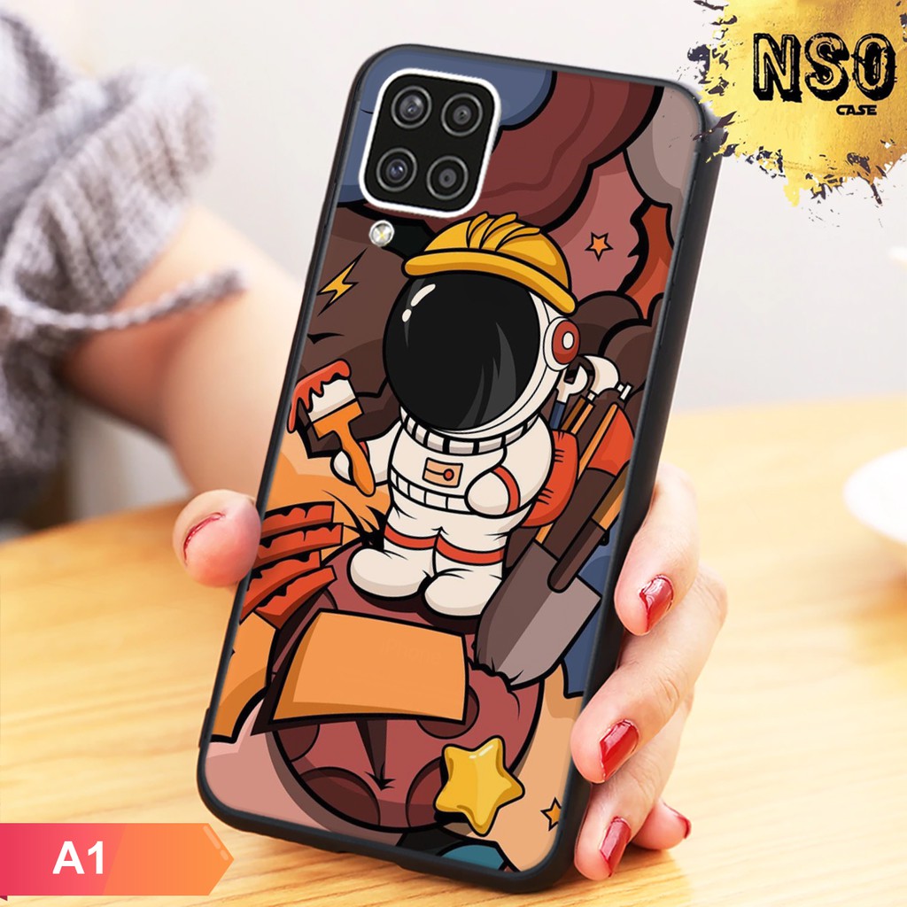 HÀNG HOT  Ốp SamSung A22 4G - Samsung A22 5G In Hình Phi Hành Gia Đẹp Ngộ Nghĩnh