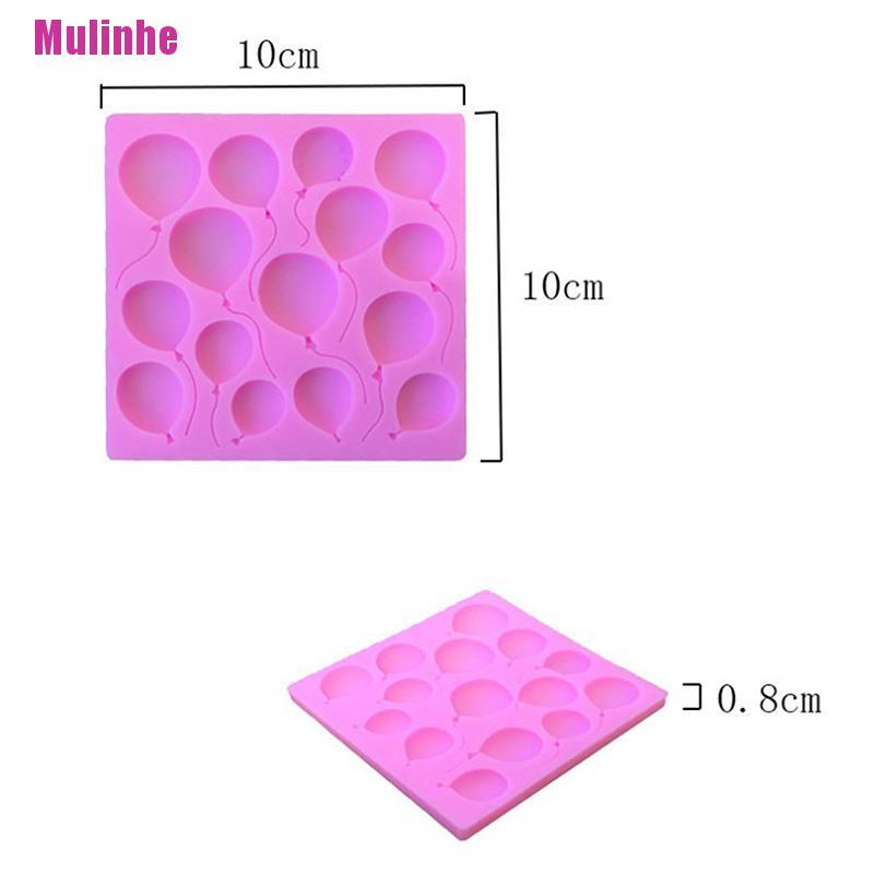 Khuôn Silicone Làm Bánh / Sô Cô La Chống Dính Hình Bóng Bay