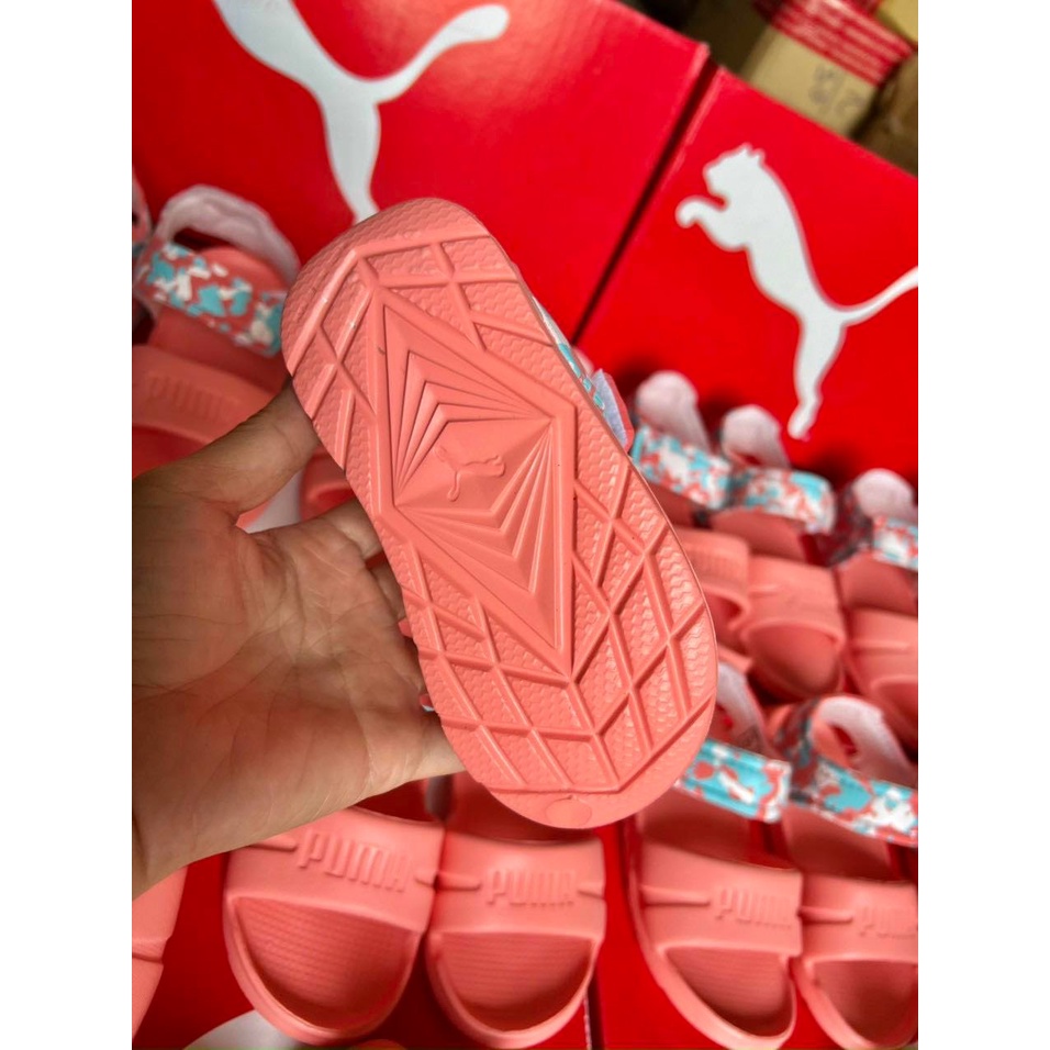 Sandal Puma bé gái màu hồng chuẩn xịn 100%