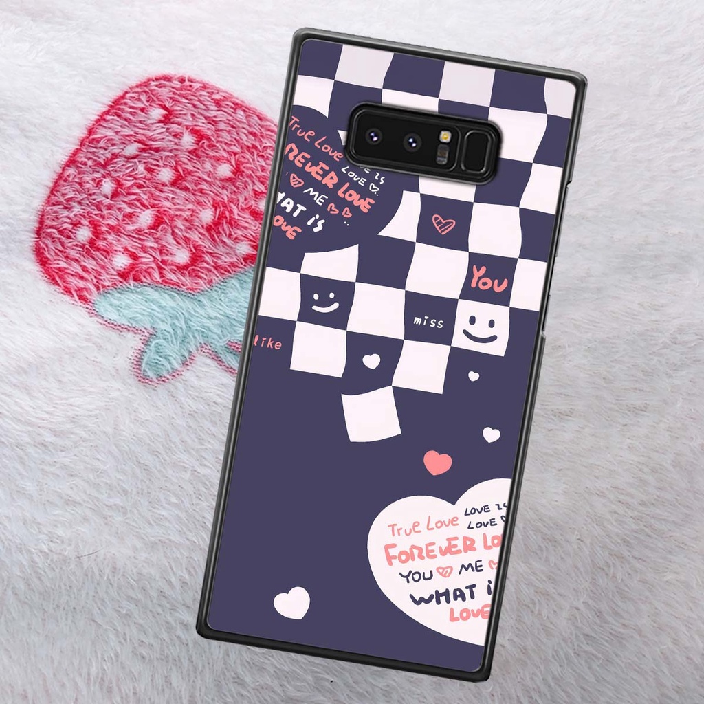 Ốp Samsung Note 8 in hình trái tim, caro kẹo ngọt đầy cá tính siêu đẹp siêu chất
