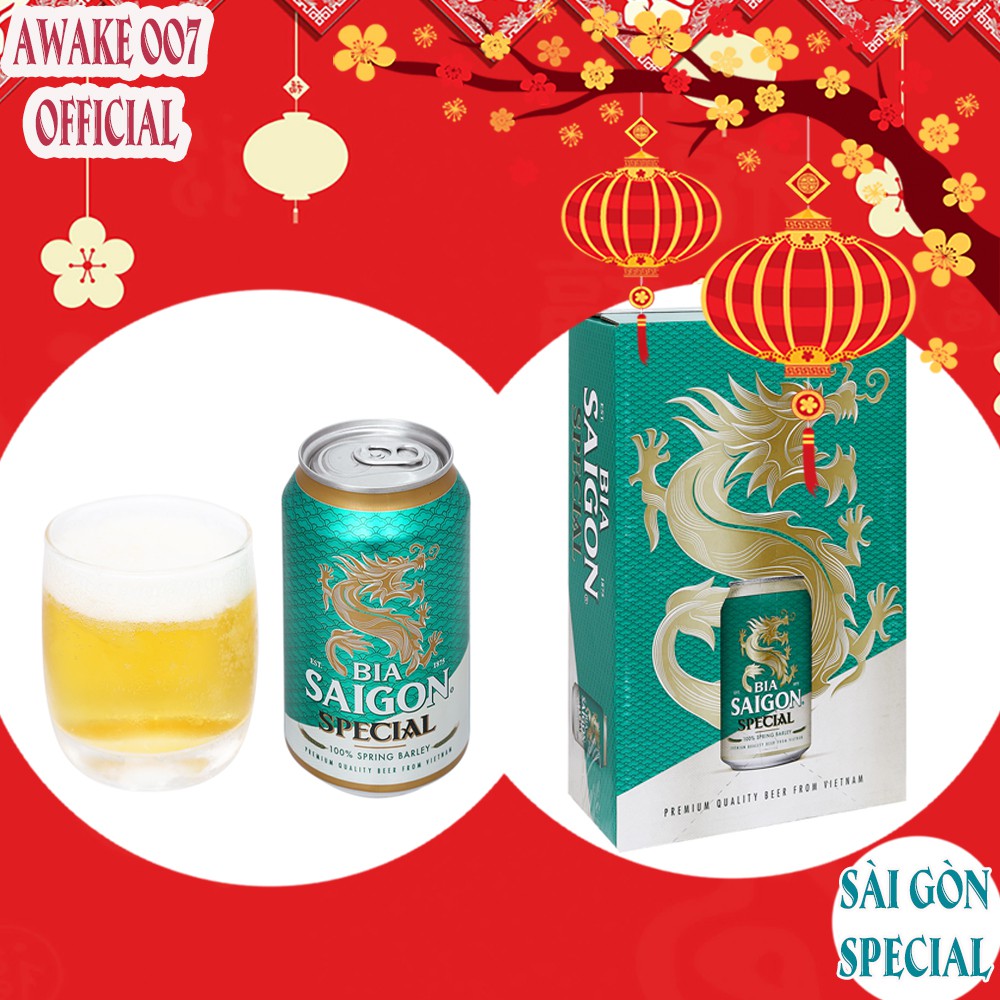 Bia Sài Gòn Special 24 lon - Bia Tết