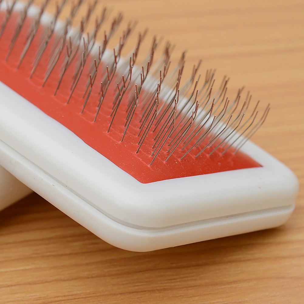 Lược chải lông massage cho thú cưng tay cầm dài tiện lợi