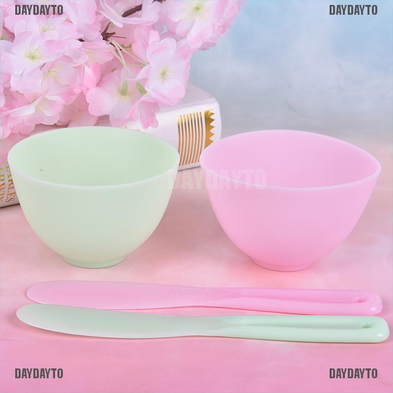Set 2 Que Silicone Trộn Mặt Nạ Tiện Dụng
