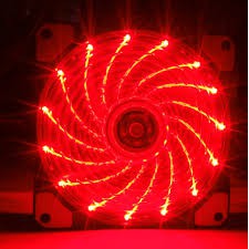 [Mã ELFLASH3 hoàn 10K xu đơn 20K] Fan Case 12cm Electrome 33 Led Red