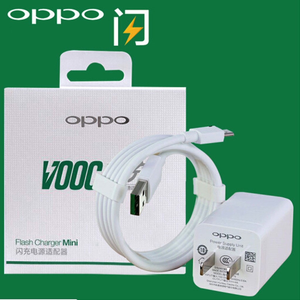 Bộ Sạc Nhanh VOOC OPPO 4.0 AK779 Find 7/ Find 7a, R7s/ R7 Plus, R9/ R9 Plus, R5, N3, F1 Plus 2017 - Hàng nhập khẩu