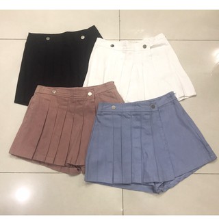 G06. 521. QUẦN GIẢ VÁY VẠT LỆCH XẾP LY