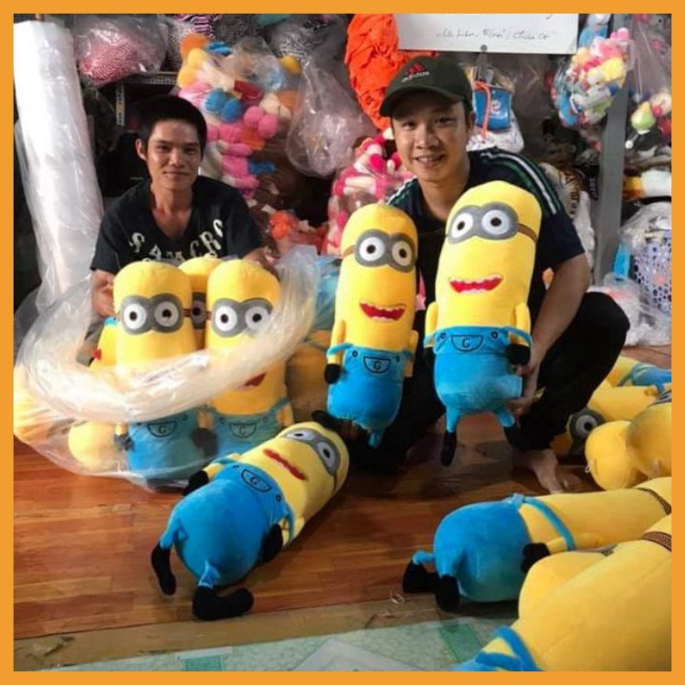 Gấu Bông Minion Đáng Yêu ⚡️FREE SHIP⚡️ Gối Ôm Vải Nhung Mềm Mịn Gối Ôm Cho Bé Quà Tặng Ý Nghĩa