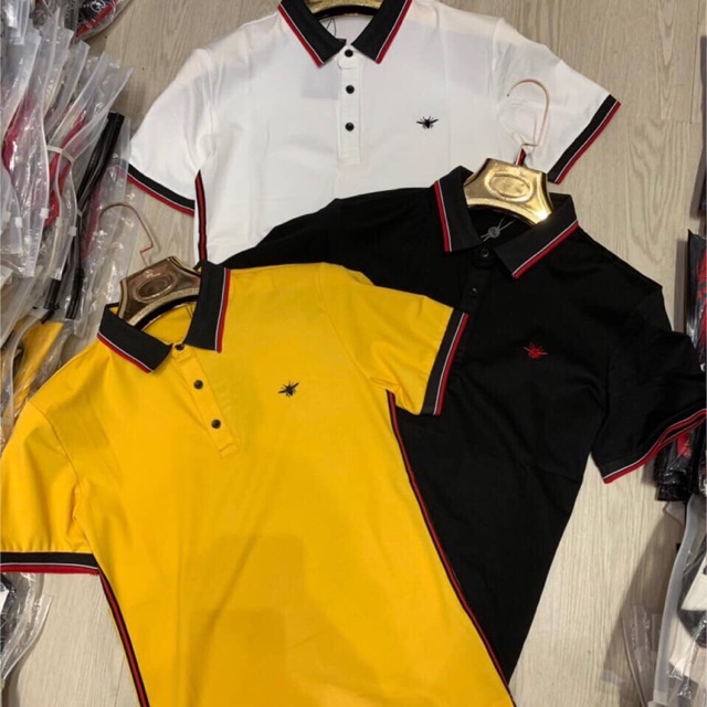 Phông nam thêu nhện và bo cổ, bo tay cực chất-Ảnh thạt😍