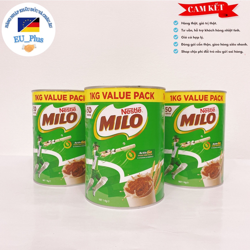 MILo Úc 1kg date mới nhất Thị trường - cam kết hàng chuẩn