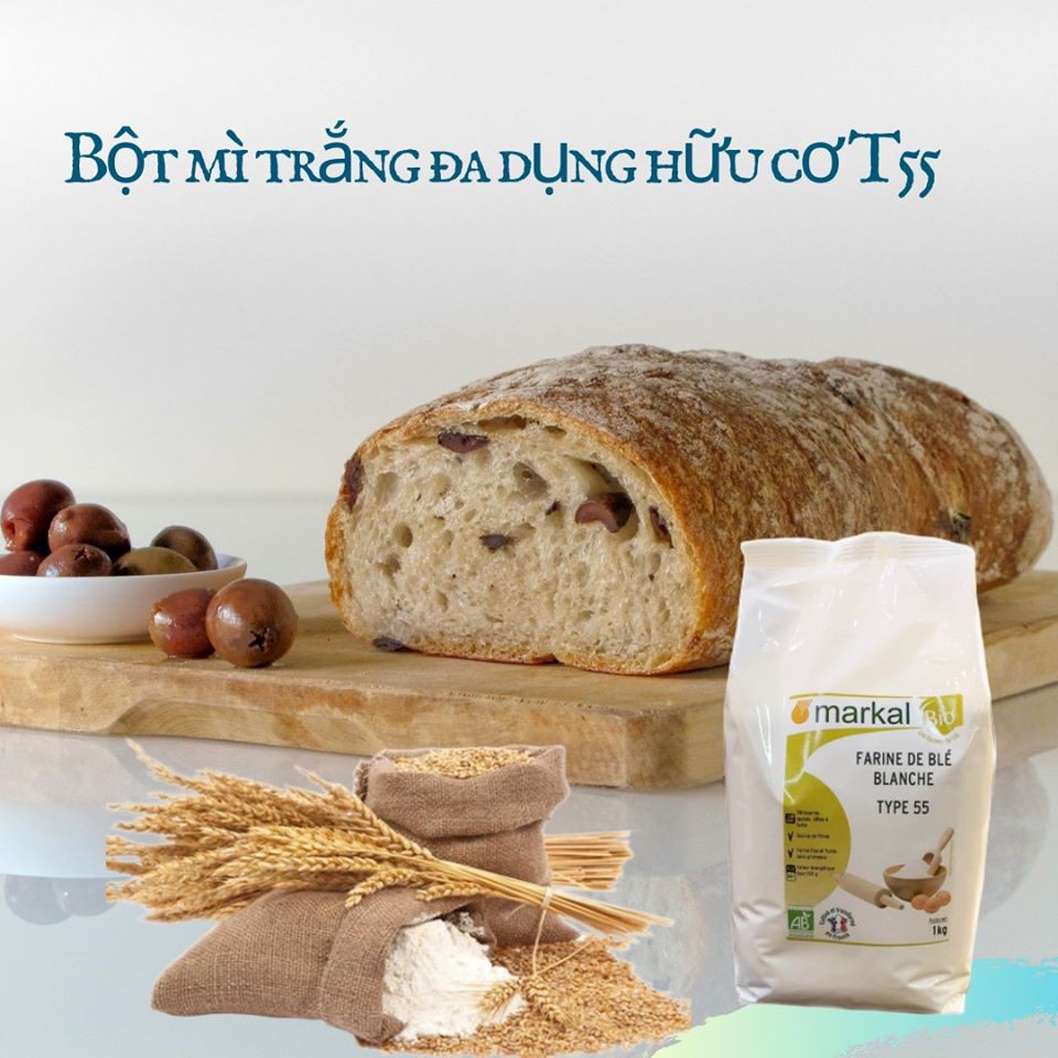 Bột Mì Hữu Cơ Markal Organic Wheat Flour 1kg